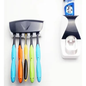 Dispensador Crema Dental Porta Cepillos